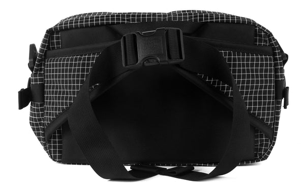 The LGD in Original Halcyon. Back view, showing the hide-away padded hip belt.
